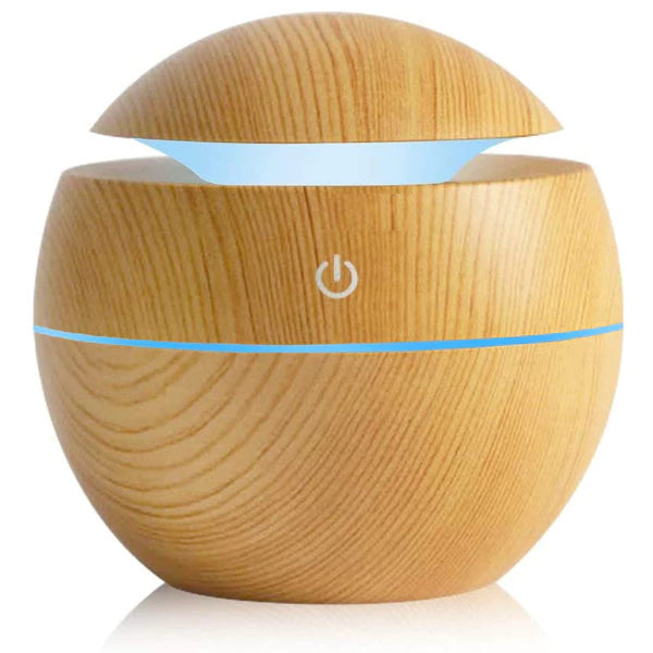 Diffusore di Aromi 150ml con 7 Colori di Luci Pulsante a sfioramento