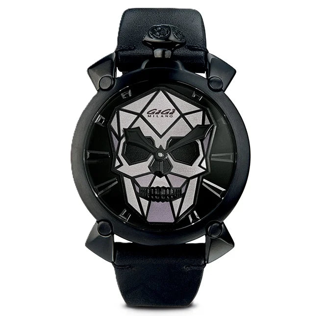 GAGA' MILANO Mod. BIONIC SKULL - Black - 5062BS02B0CVBM0
