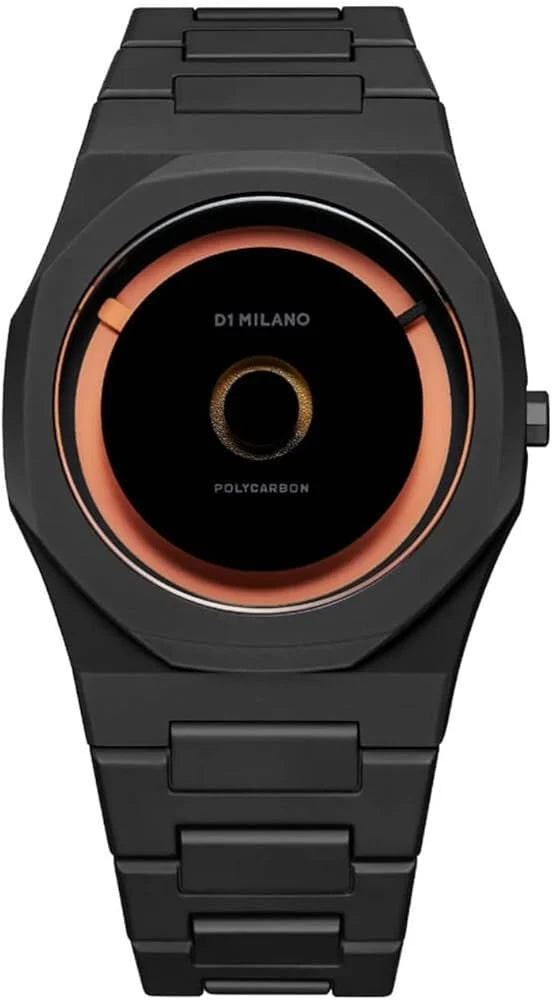 D1 MILANO Mod. POLYCARBON ORANGE LED - D1-PCBJ27