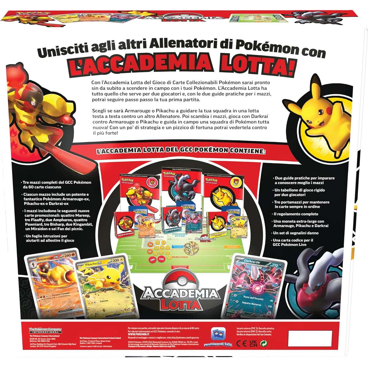 POKEMON - ACCADEMIA DI LOTTA IL GIOCO DA TAVOLO