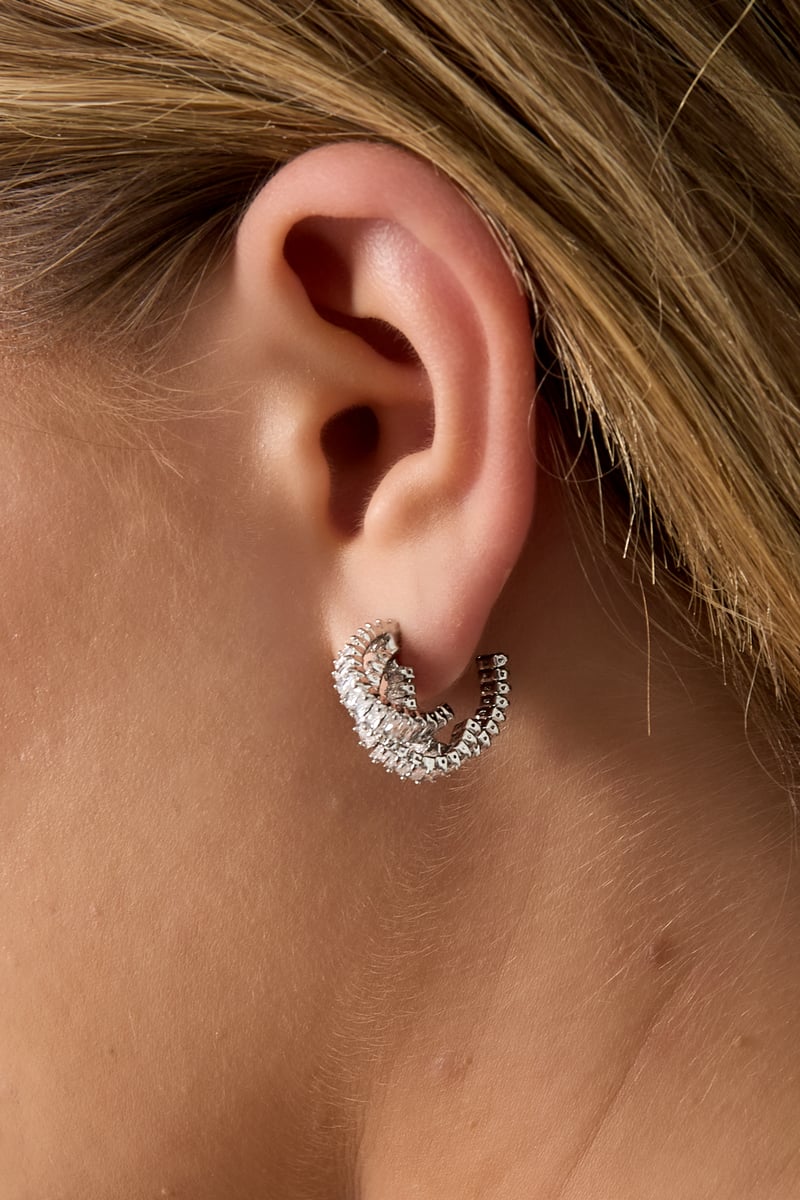 Orecchini a cerchio in rame, geometrici, eleganti, lussuosi, serie di gioielli da donna