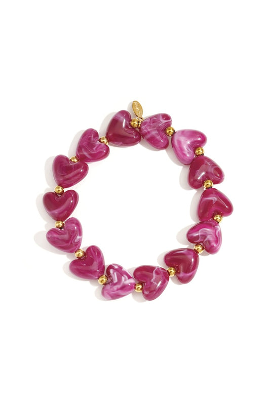 Bracciale a forma di cuore