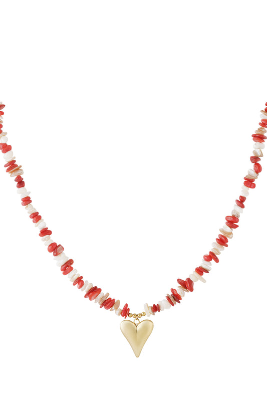 Collane con ciondolo in acciaio inossidabile a forma di cuore, casual, quotidiane, semplici, gioielli da donna