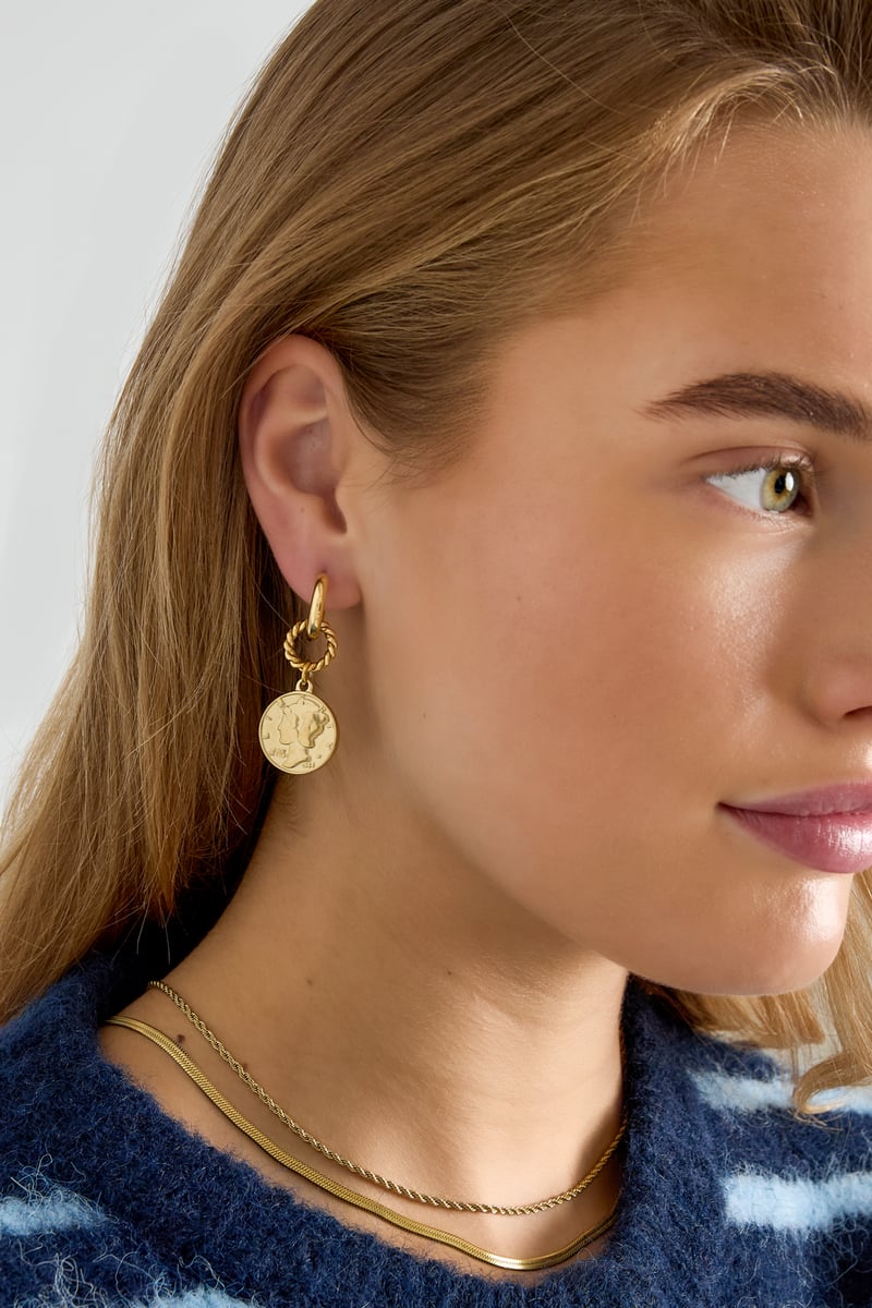 Orecchini pendenti Figura Casual Quotidiano Semplice Serie Gioielli da donna