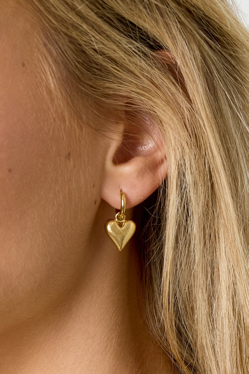 Orecchini pendenti a forma di cuore, casual, quotidiani, semplici, gioielli da donna