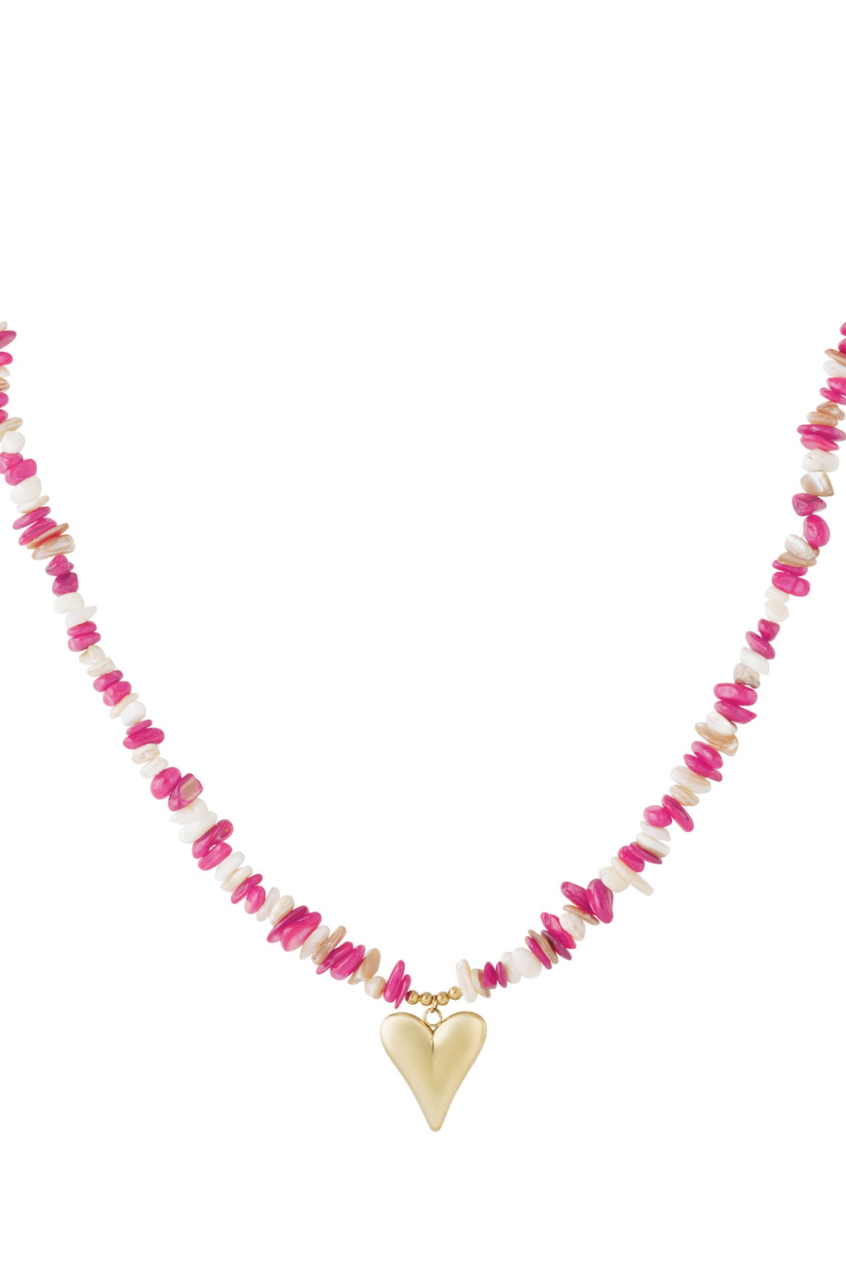 Collane con ciondolo in acciaio inossidabile a forma di cuore, casual, quotidiane, semplici, gioielli da donna