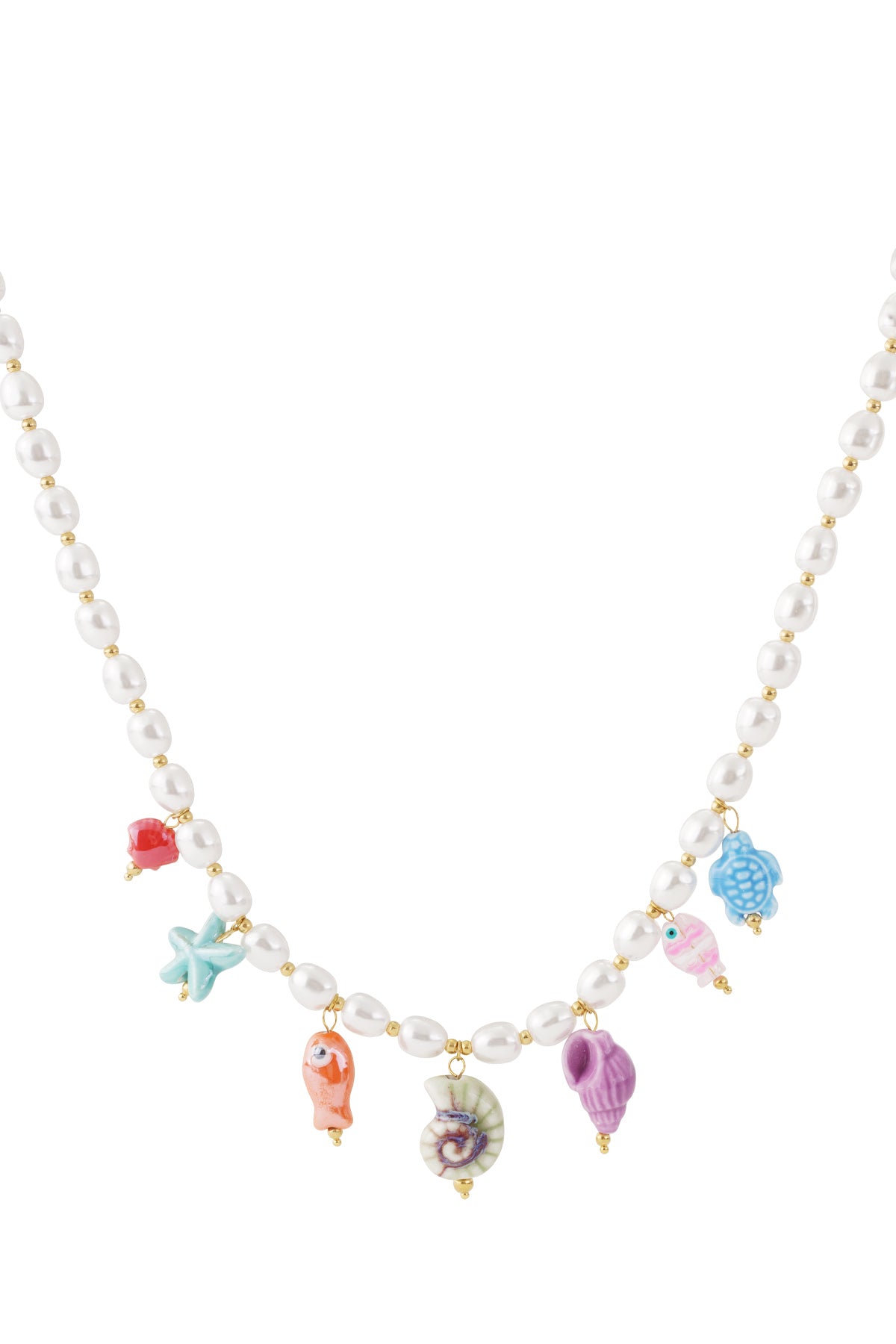 Collane di perline di perle finte a forma di tartaruga, per vacanze/spiaggia