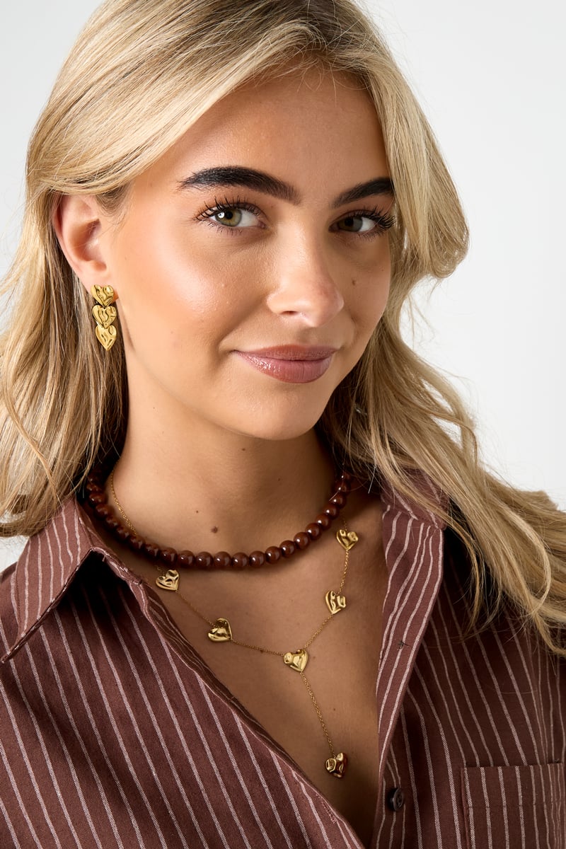 Collane con ciondolo Cuore Casual Quotidiano Semplice Serie Gioielli da donna