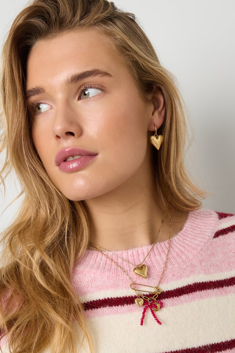 Collane con ciondolo Cuore Casual Quotidiano Semplice Serie Gioielli da donna