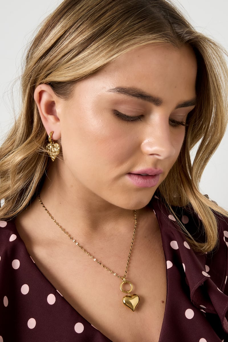 Collane con ciondolo Cuore Casual Quotidiano Semplice Serie Gioielli da donna