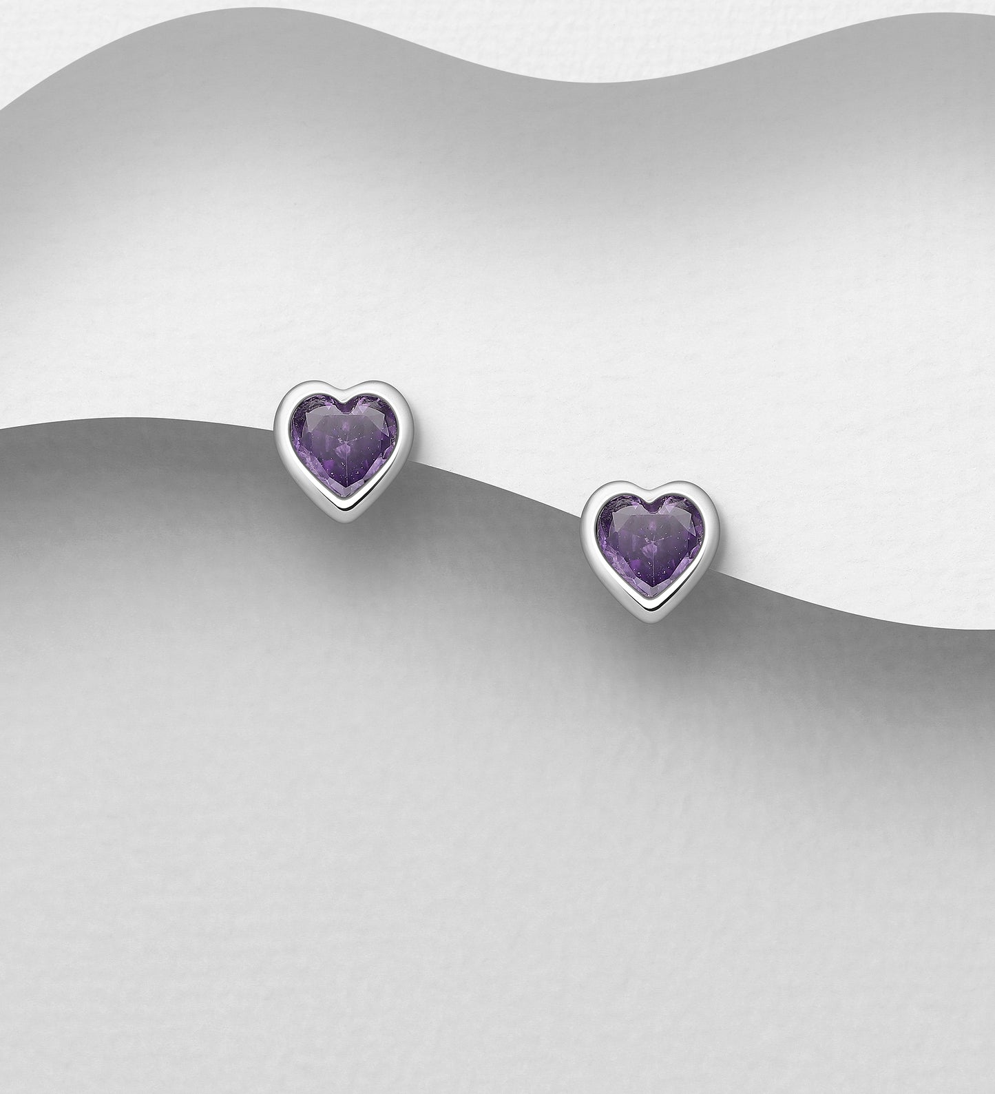 ORECCHINI CUORE BRILLANTE