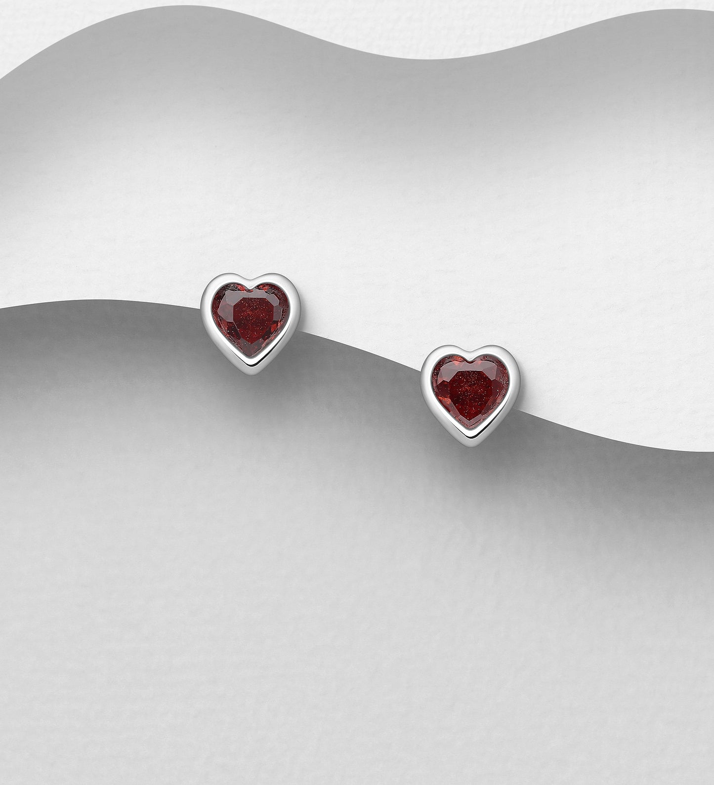 ORECCHINI CUORE BRILLANTE