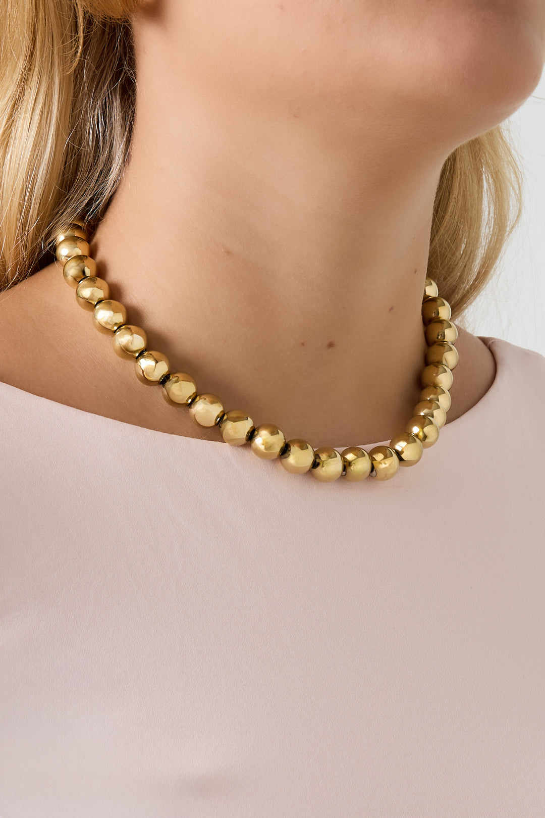 Collana di perline cave - 12 mm