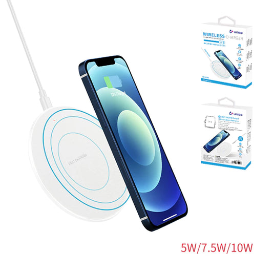 Caricabatterie wireless HC1940 da 10 W con cavo Micro USB da 0,5 m 2 A – Bianco