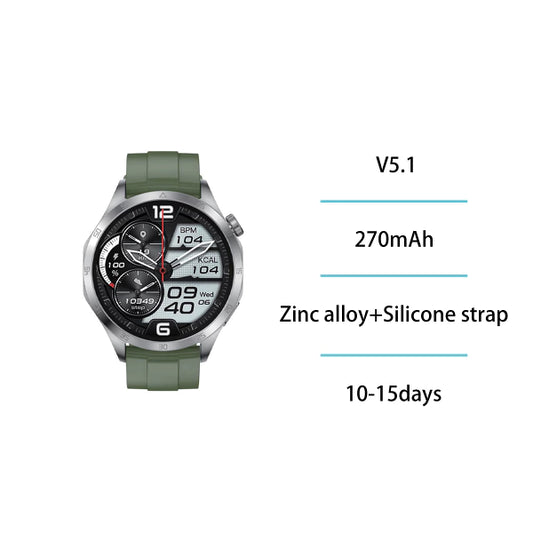Smartwatch MActivePro APP SW2179 da 1,43 pollici – Argento