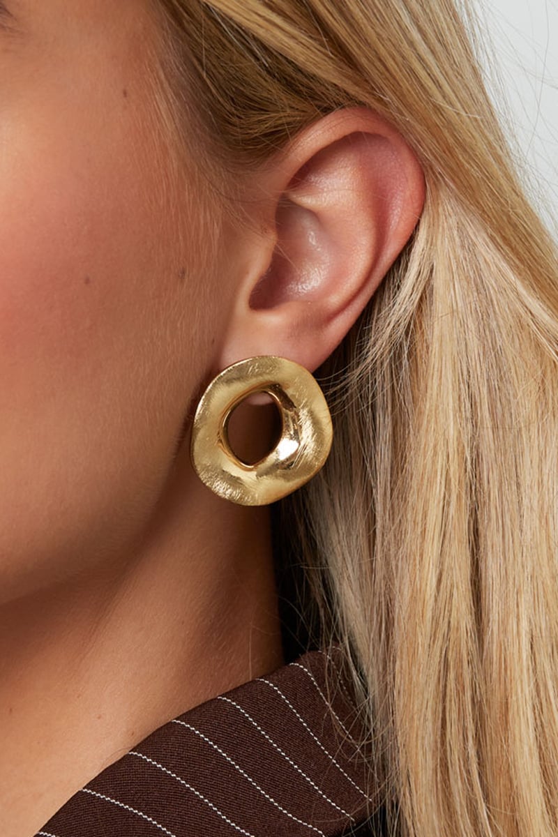 Orecchini a bottone a cerchio Casual Daily Simple Series Gioielli da donna