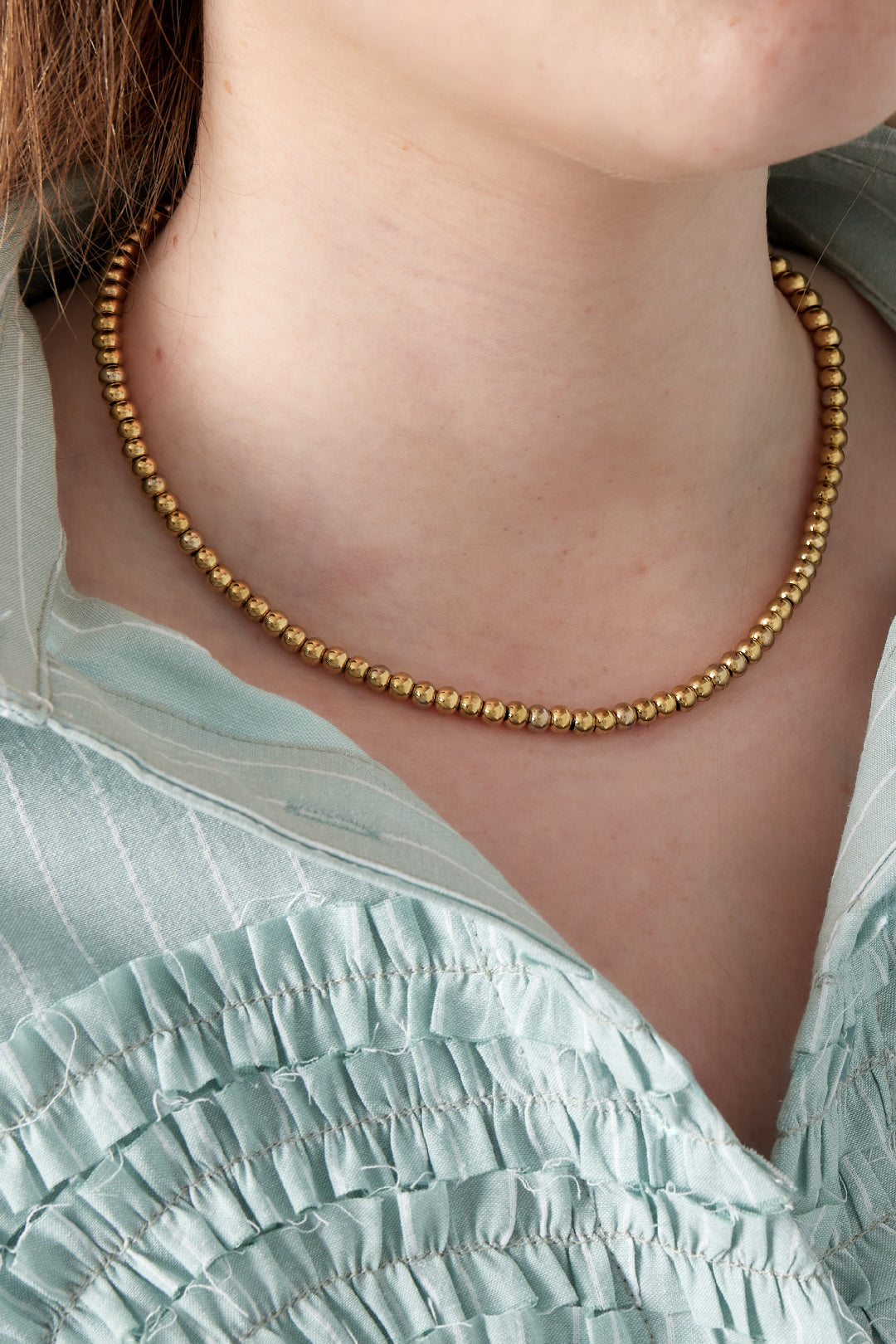 Collana di perline solide - 5 mm