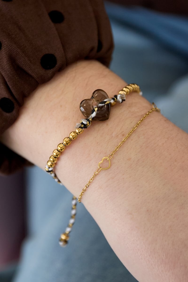 Braccialetti a catena Cuore Casual Quotidiano Semplice Serie Gioielli da donna