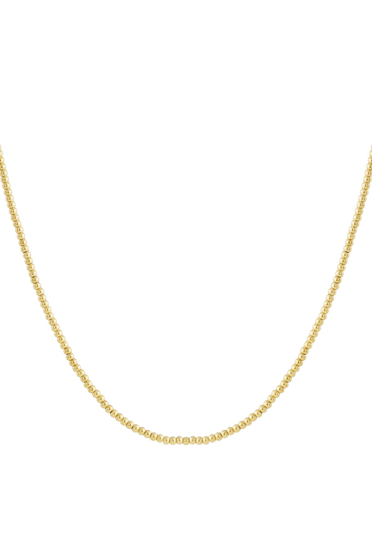 Collana di perline solide - 4 mm