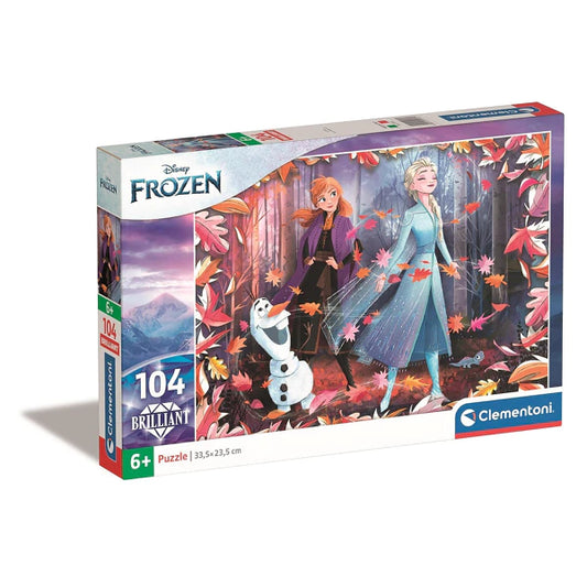 Disney Ice Magic Autumn Puzzle brillante da 104 pezzi Clementoni