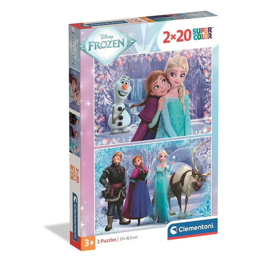 Disney Puzzle Frozen 2x20 pezzi Clementoni