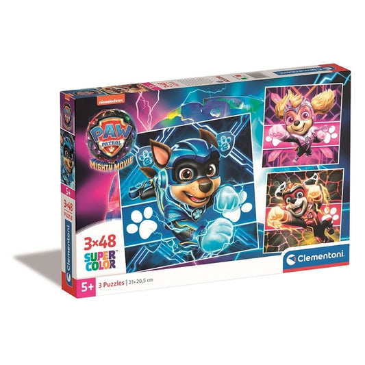 Puzzle Paw Patrol Mighty da 3x48 pezzi Clementoni