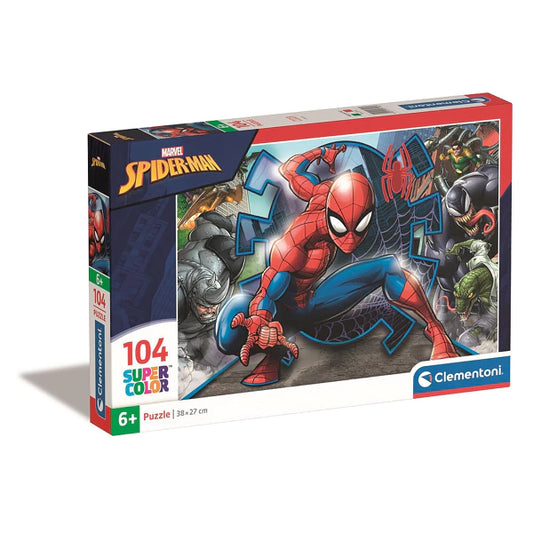 Spider-Man Minacce Sinistre Puzzle da 104 pezzi Clementoni
