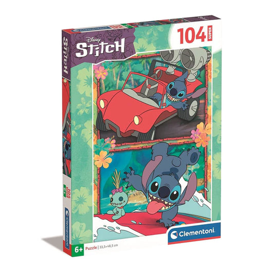 Disney Lilo e Stitch, Star Dog Wild Adventur 104pz Clementoni
