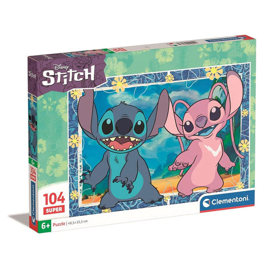 Disney Lilo e Stitch, Il cane delle stelle Angelo puzzle 104 pezzi Clementoni