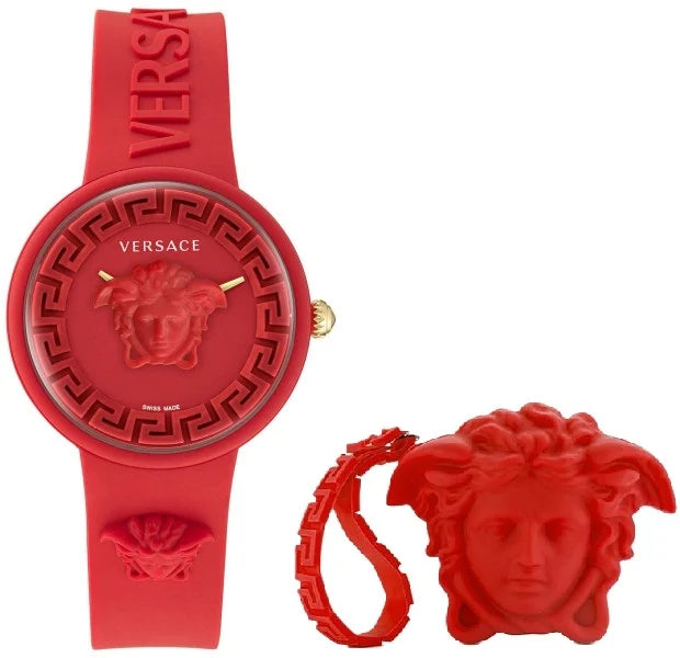 VE6G00723 - VERSACE Mod. MEDUSA POP 3H + VERSACE RED SILICON PURSE