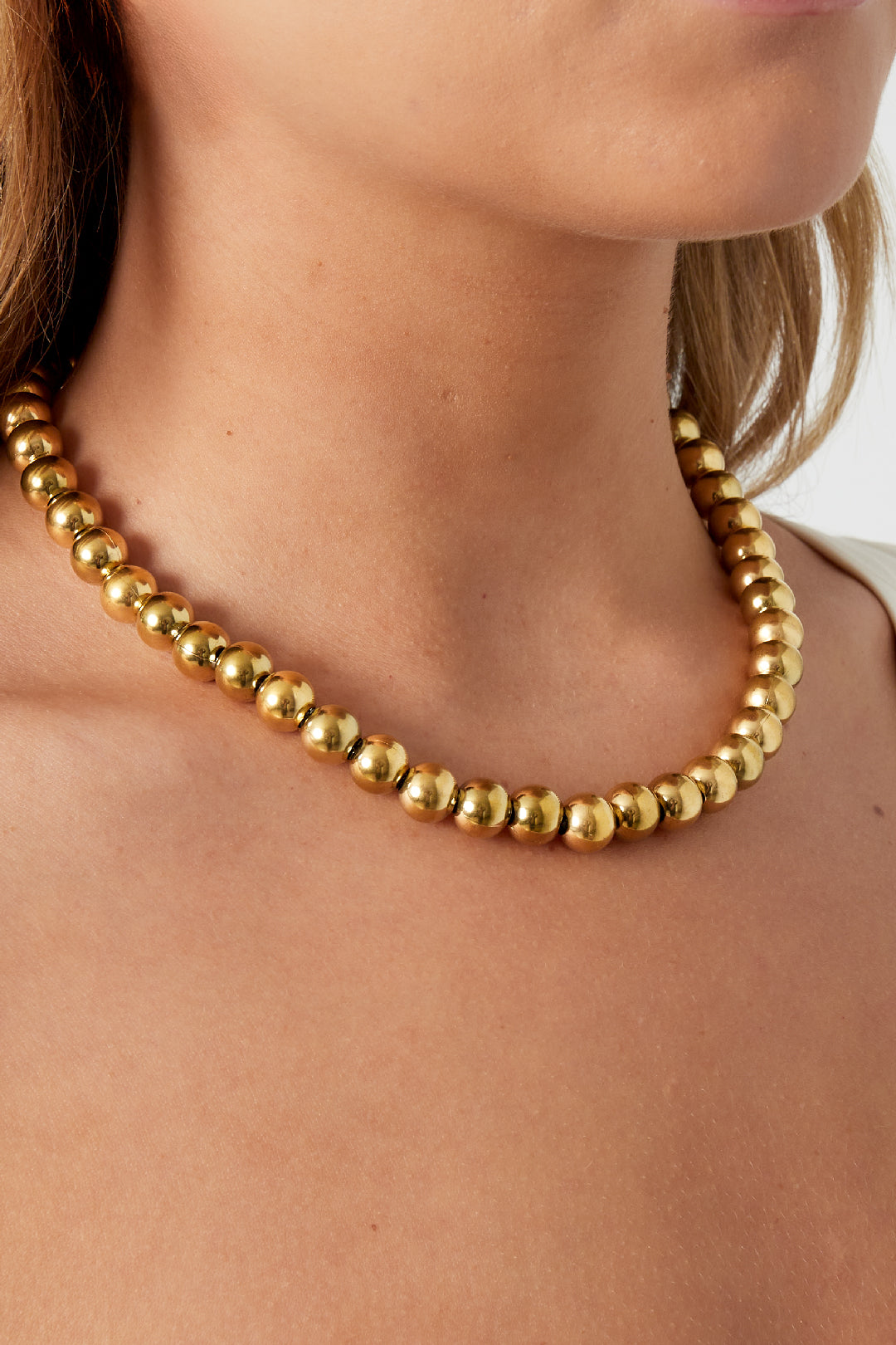 Collana di perle cave -10mm