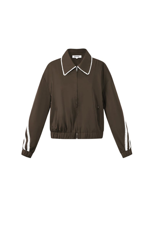 Giacca sportiva effetto raso