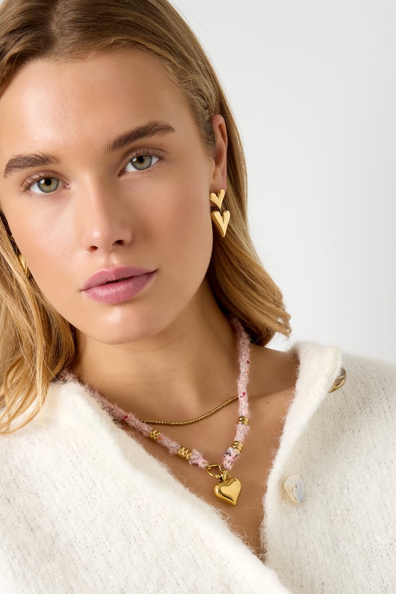 Collane con ciondolo Cuore Casual Quotidiano Semplice Serie Gioielli da donna