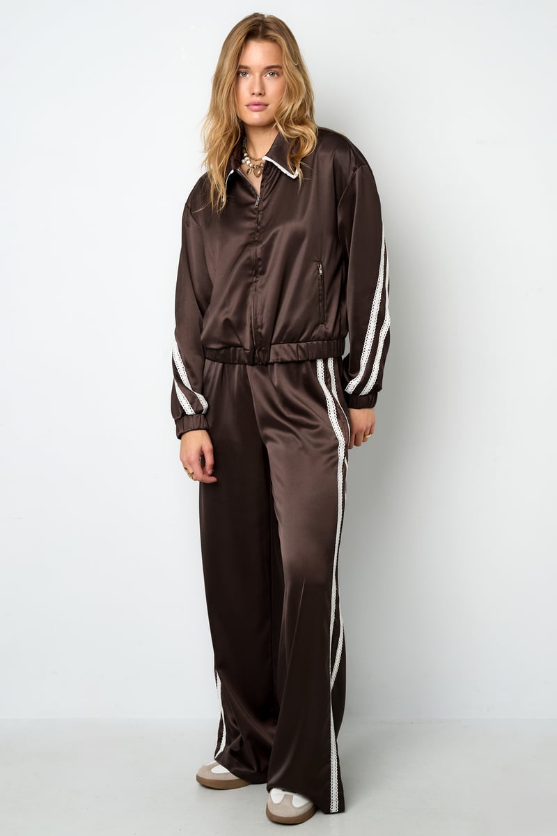 Giacca sportiva effetto raso