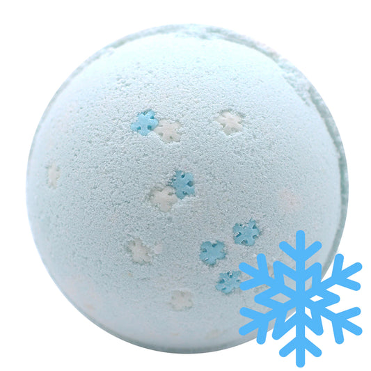 SNOWFLAKE BATH BOMB - BLUEBERRIES
