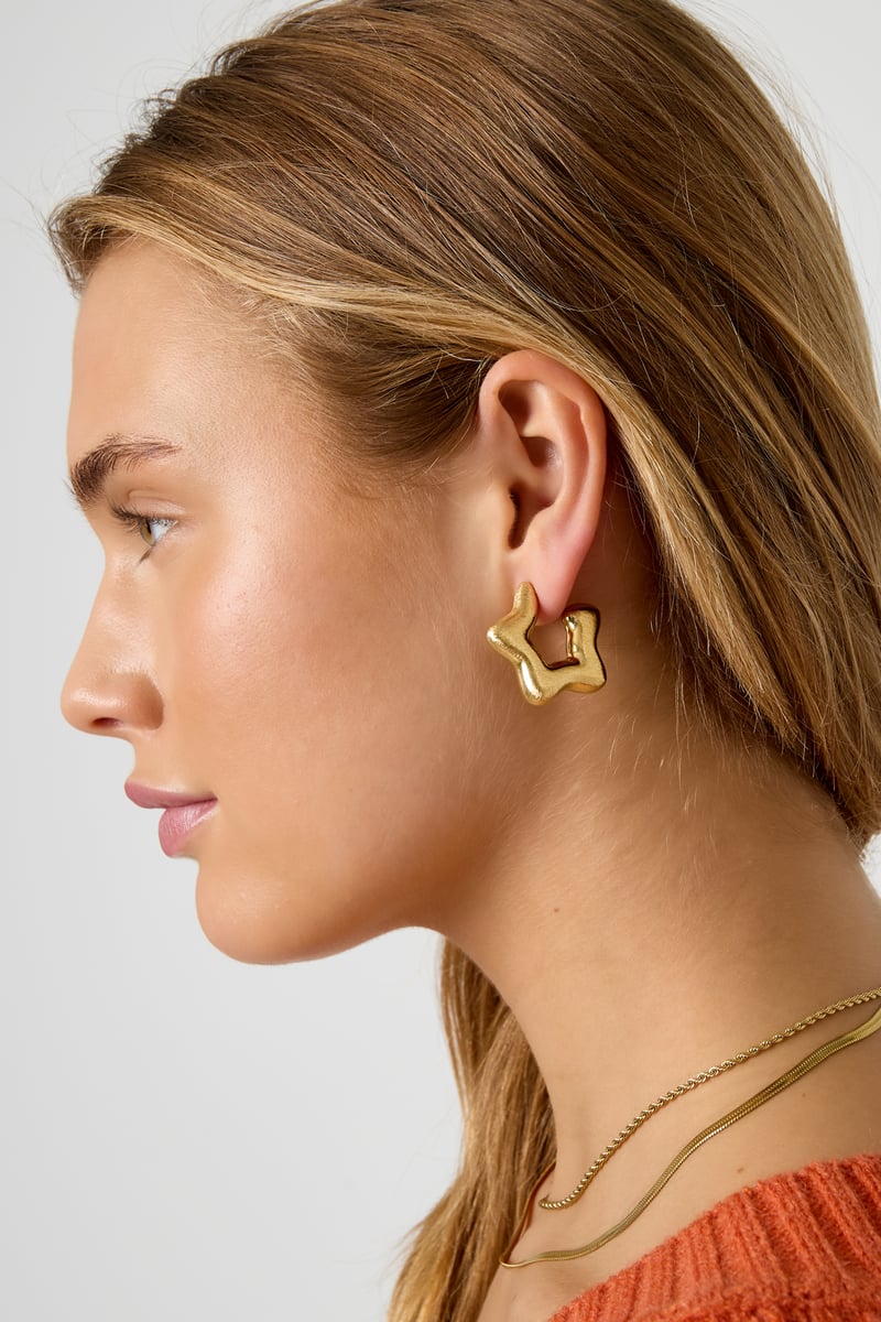 Orecchini a cerchio Star Casual Daily Simple Series Gioielli da donna