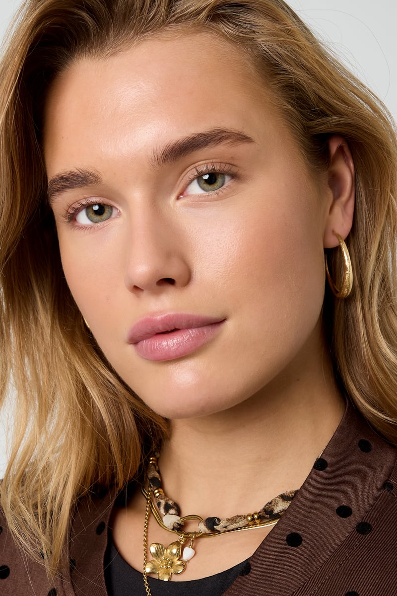 Orecchini a cerchio casual quotidiani semplici serie gioielli da donna