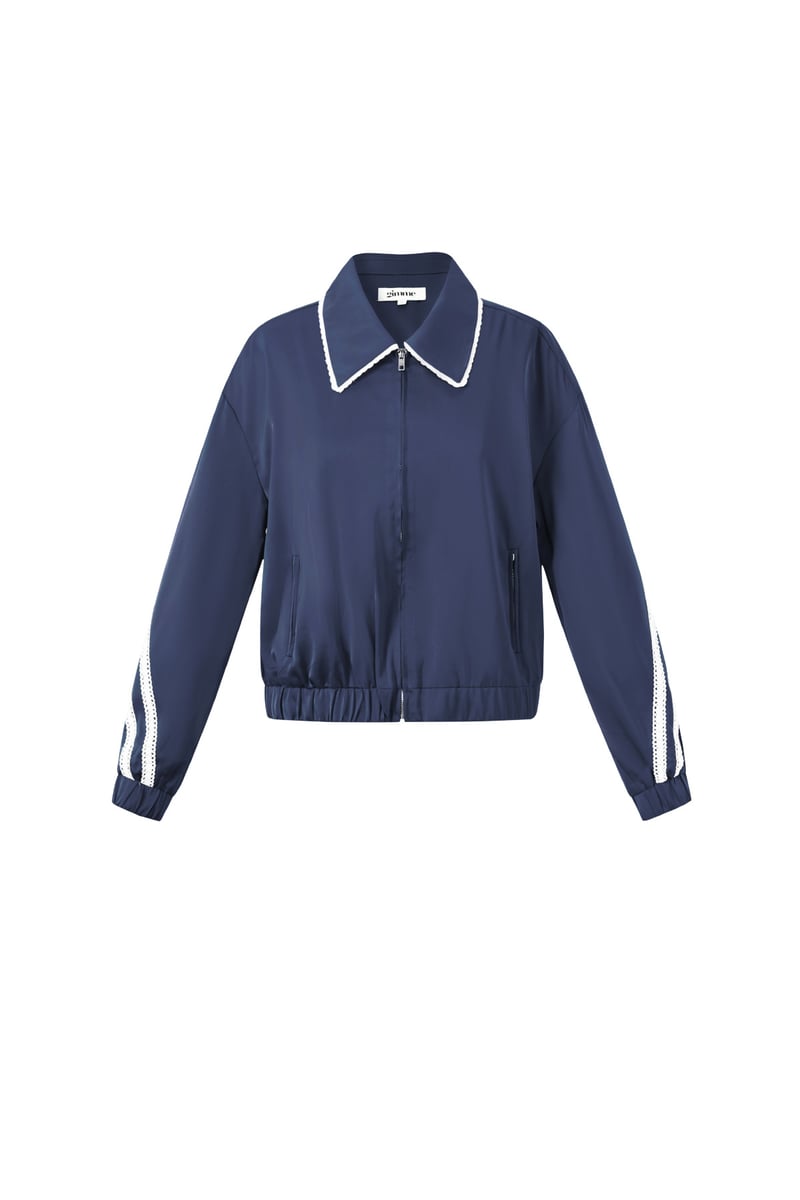 Giacca sportiva effetto raso