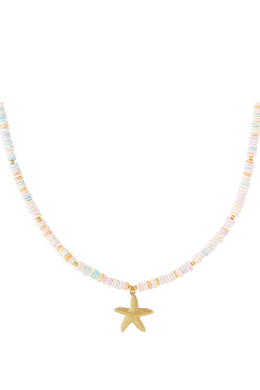 Collana con grande stella marina