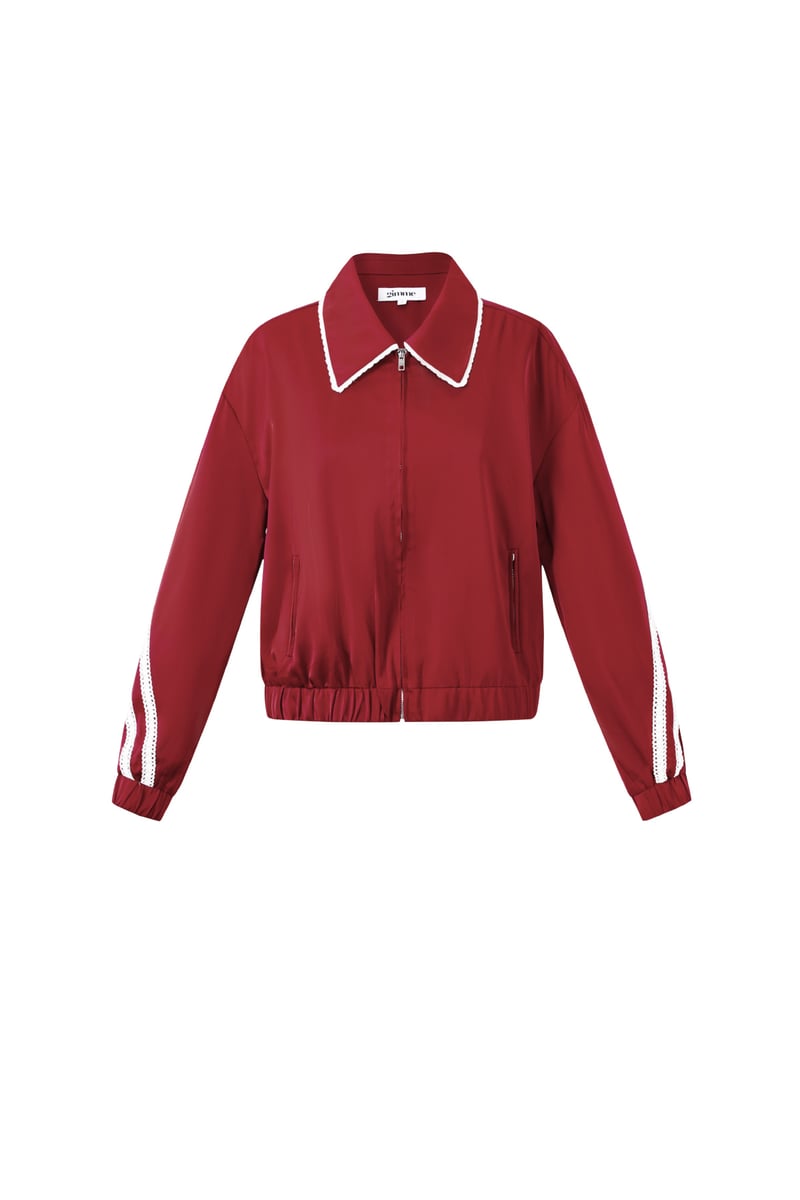 Giacca sportiva effetto raso