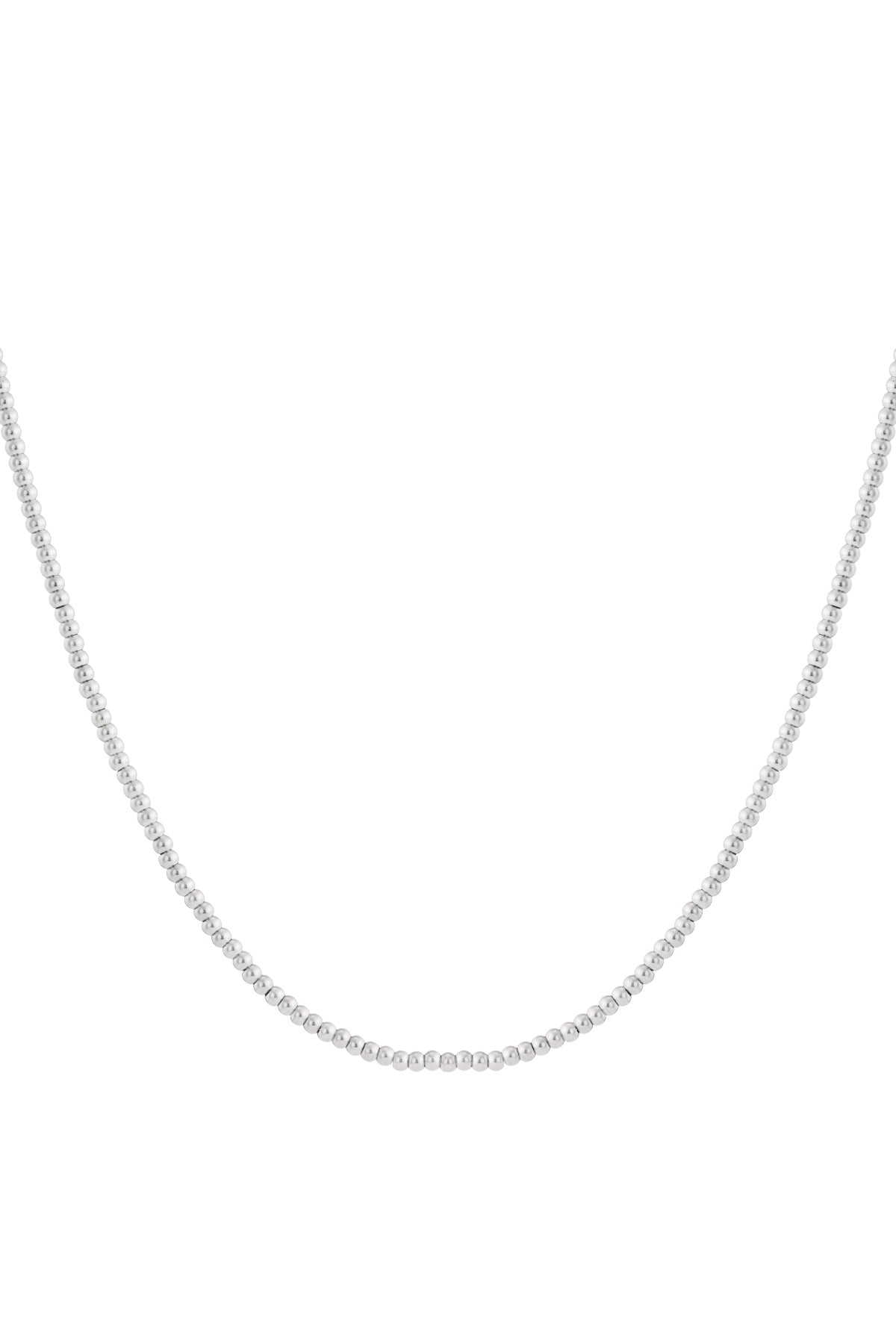 Collana di perline solide - 4 mm