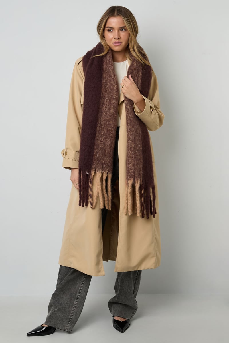 Sciarpe invernali miste casual in poliestere da giorno