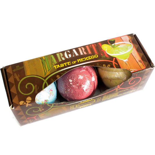 SET OF 3 BATH BOMBS - MARGARITA