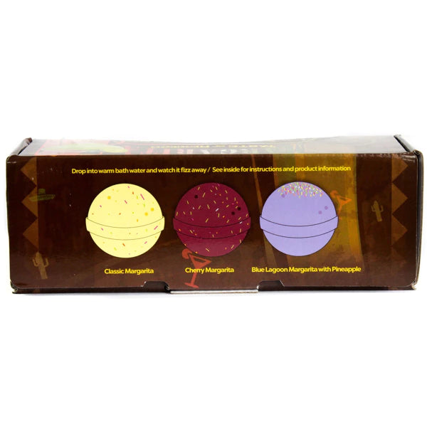 SET OF 3 BATH BOMBS - MARGARITA