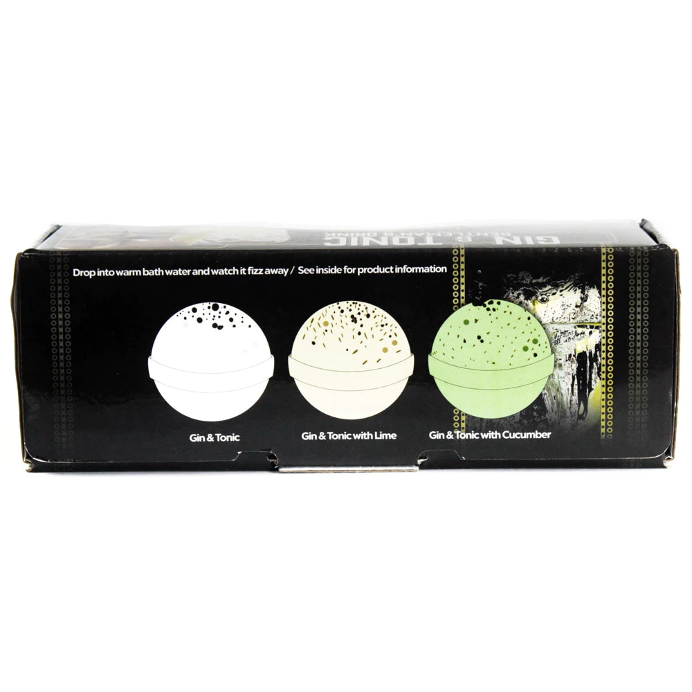 SET OF 3 BATH BOMBS - GIN &amp; TONIC