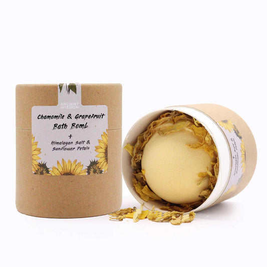 AROMATHERAPY BATH BOMB - SUNFLOWER SERENITY